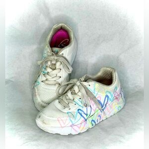 Pastel Hearts kids Sneakers From Skechers
